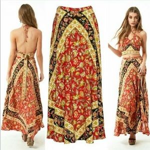 Spell Lolita skirt in campfire